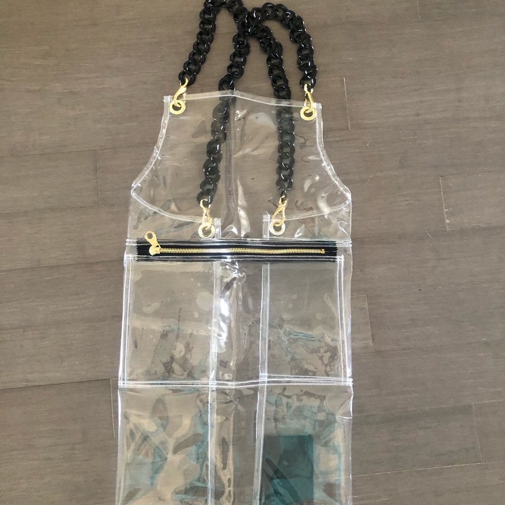 Clear hair apron